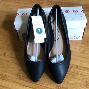 A new day black flats